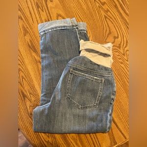 Maternity jean capris